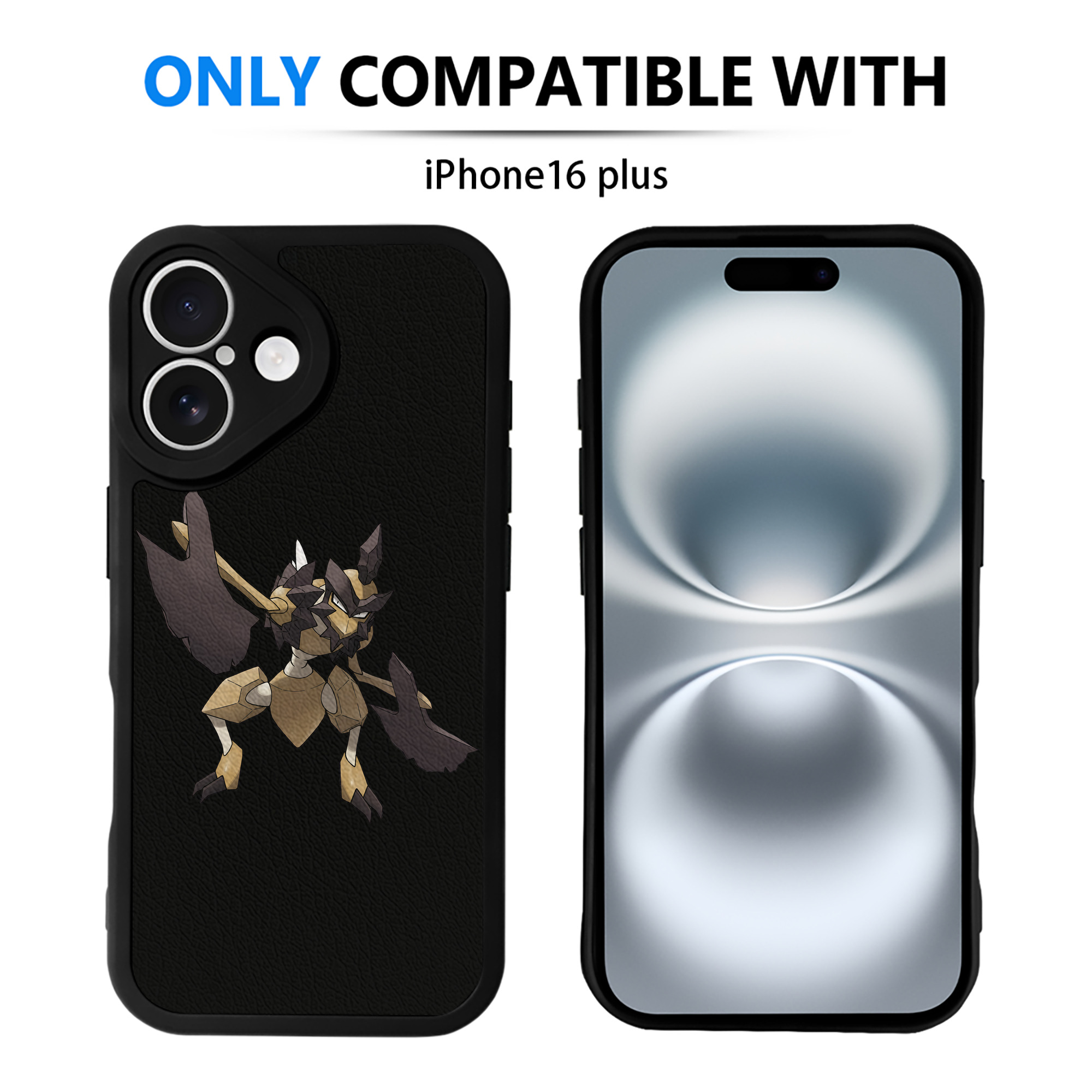 （画像用） ポケットモンスター Pokémon 【iPhone 16シリーズ対応】シリコンスマホケース（レザー調） 材質：シリコン